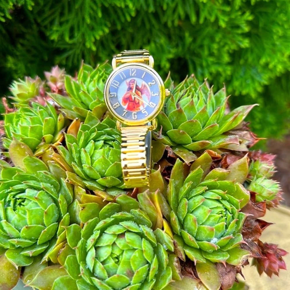 Angel Watch Gold Tone EUC